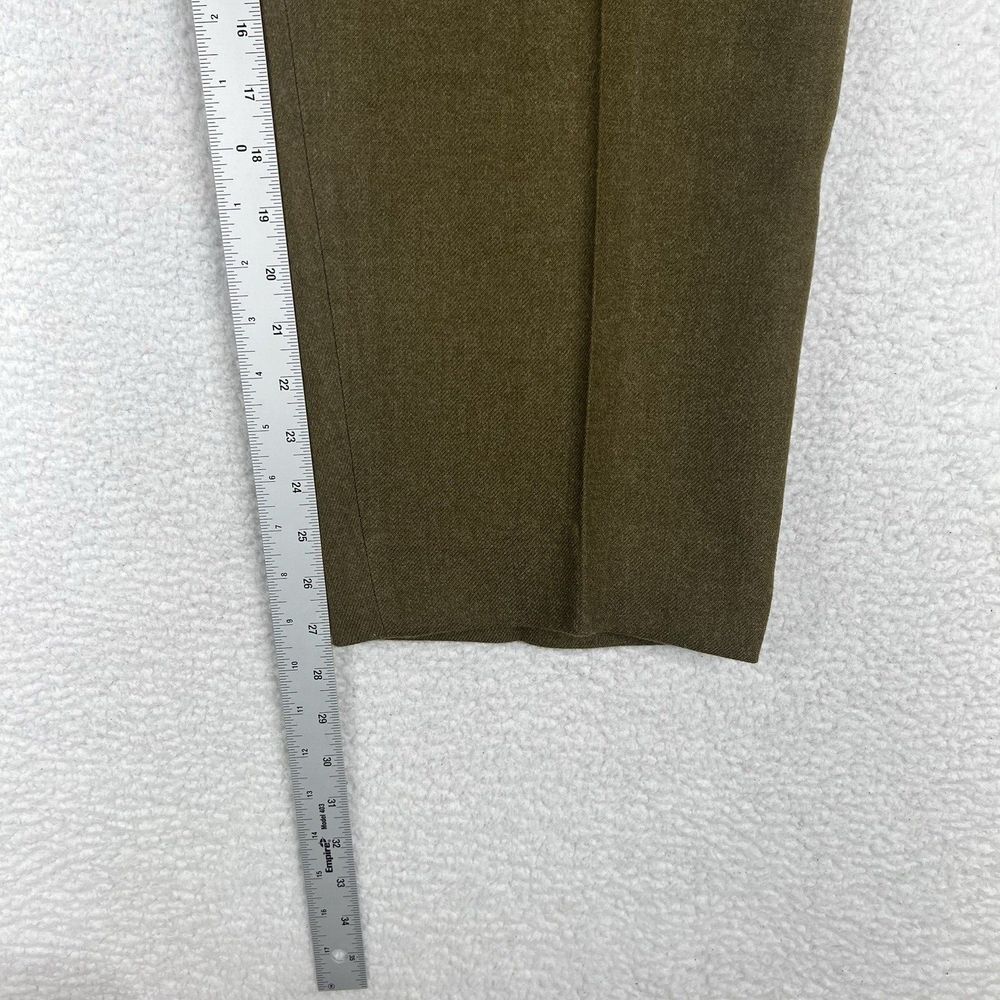 Vintage Military Pants Mens 39x27.5‎ Green Wool 1968 Trousers Australia Army - Picture 10 of 13